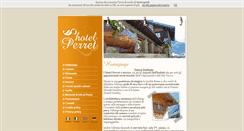 Desktop Screenshot of hotelperret.com